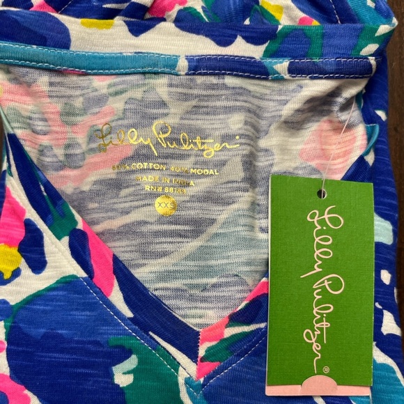 Lilly Pulitzer Paradis Dress Hit The Spot Size XXS Coastal Chic Nautical Beach - Picture 14 of 16